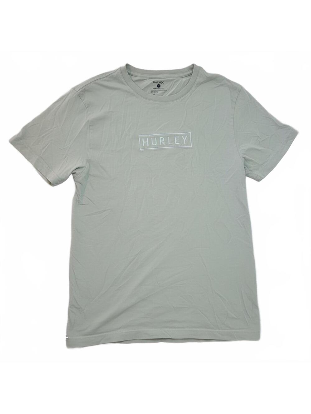 Hurley Men's Medium Light Green Logo T-Shirt